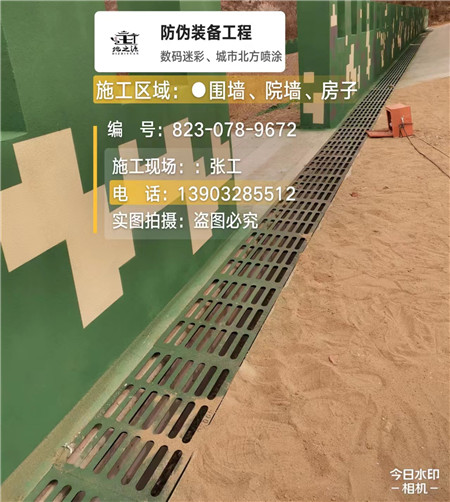 海南藏族 例如在抖音上有“迷彩墙，外围墙面挡 - 星空数码迷彩漆施工队